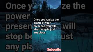 #selfgrowth #awareness #motivation #powerofpresence #mindfulliving #lifepurpose #innerstrength
