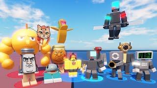 Brainrot VS Mecha Part 1 [Roblox]