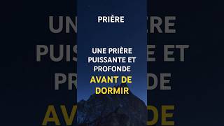 Prière avant de dormir pour la paix et le calme | Calmer anxiété et trouver repos #shorts #prière