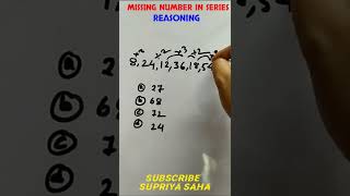 Missing Number in Series // Reasoning // General Intelligence #shorts