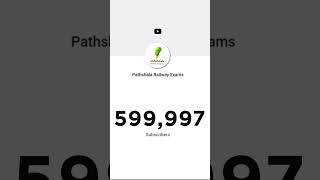 6 Lakh Subscribers Complete #pathshala_railway_exam #mypathshala #railwaynewvacancy #railwayexams