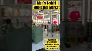 Men’s T-shirt wholesale market in Guangzhou #wholesale #wholesalemarket #guangzhou #china #business