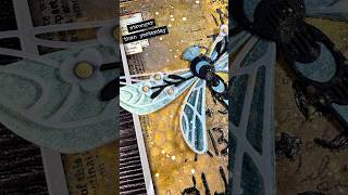 distress oxides and spritz | art journal