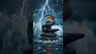 Lord Shiva Linga in Ocean ##lordshiva #shiv #shiva #haraharamahadev #hindugod