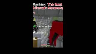 Ranking The Best Minecraft Moments #shorts #funnyvideo #ranking #minecraft