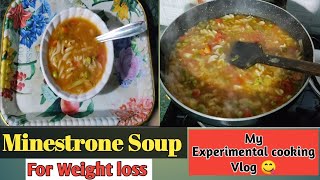 #Minestrone #Soup Recipe for #Weight #Loss - My #Experimental #Cooking #Vlog 😋