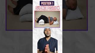 Simple positions to reduce Sciatica pain at home. sciatica का इलाज #spine #pain #shorts #ytshorts