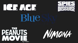 All Blue Sky Trailer Logos with Nimona (2002-2023)