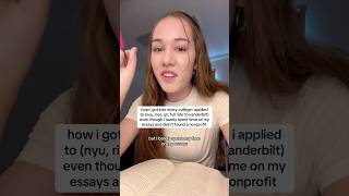 どうやって私が志望したすべての大学に合格したか #academictips #collegeessays