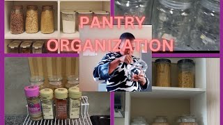 Organize my pantry with me|| lets get this kitchen together|| pephome ||South African YouTuber