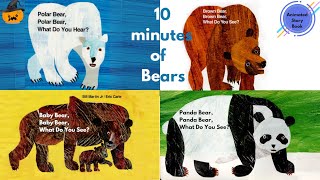 🐻 Eric Carle Bear Stories | Read-Aloud Animation | Brown Bear, Polar Bear, Panda Bear & Baby Bear