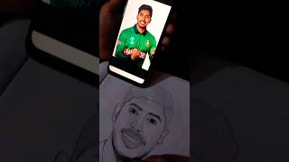 soumya sarkar sketch #cricket #IPL#viral #cricketlover #soumyasarkar #bangladeshcricket #art #sketch