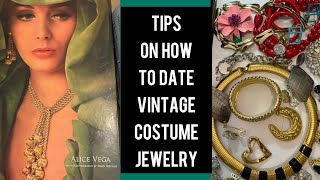 How to Identify & Date Vintage Costume Jewelry! #education #costumejewelry