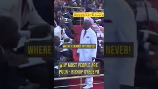 Why Most People Are Poor???🤔☠️🛐 By #bishopdavidoyedepo #davidoyedepomessages #shorts #bishopoyedepo