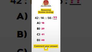 Number Analogy Reasoning Shirt #reasoning #mathematics #ssccgl #ssccpo2025 #upsc #sscchsl
