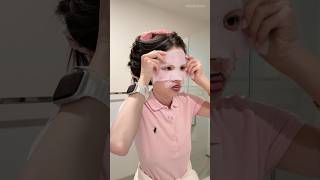 skincare routine after a long day🎀 #asmr #vlog #skincare #skincareroutine #explore