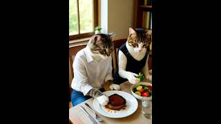 Cat Mom’s Dinner Disaster 😿🍲 | You Won’t Believe the Ending #catshorts #rescue