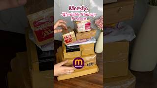 Meesho ka sasta makeup 🤩#shorts #meesho #meeshohaul