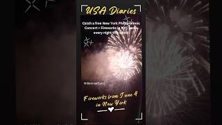 Fireworks in NYC #lifeinusa #nri #desiinusa #newyork #newyorkcity #fireworks #usalife #trending #nyc