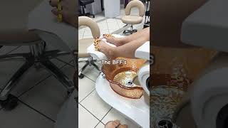 BFF のリラックスタイム #thankfulgratefulblessed #enjoylife #footspa #bff #pedicure #bffforever