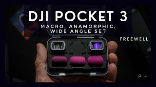 Anamorphic, Macro & Wide-Angle // DJI Osmo Pocket 3 Mod Set From Freewell