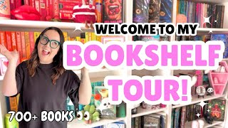 BOOKSHELF TOUR | My Favourite Reads, Bookish Decor & Organisation 📚💕 | AUGUST 2025