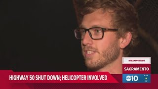 Sacramento helicopter crash: Witness recounts moments before and after crash