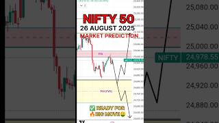 Nifty prediction for tomorrow 26 August Tuesday | Tomorrow Market Prediction #nifty #niftyprediction