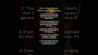 How to Read Minds Using Body Language and Psychology Tricks