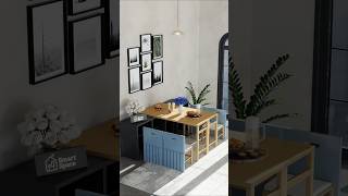 This Showcase Turns Into a Full Dining Table! Solid Wood Furniture Design