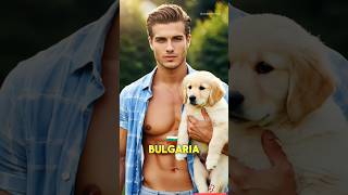 Handsome Faces Made by AI and their Cute Animals #aiart #aivideo #shorts