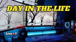 Day In the Life of a 17 Year Old Small Streamer!!