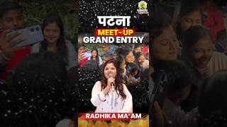 Radhika Mam ♥️Grand Welcome 🥳 | Patna Meet UP Rankers Gurukul #radhikamam #patnaseminar #patnameetup