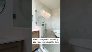 Farmhouse Bathroom Complete #newhomebuild #bathroom #interiordesign #home