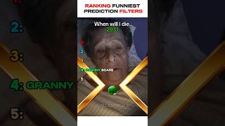 Ranking Funniest Prediction Filters #funny #filters