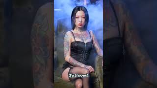 Tattooed Beauty Emerges from the Nightclub Fog | Ultra-Realistic AI Art