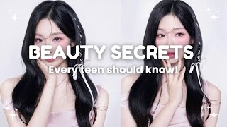 Beauty Secrets Every Teen Should Know | Simple yet Effective Tips 💗