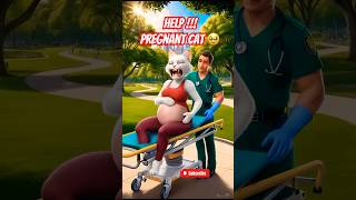 Pregnant Cat's Life Depends on This FAST Decision😻🎯  #cat #catlover #shorts #shortvideo #funny