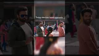 election booth scenario #shorts #youtubeshorts #election2023 #telangana #trs #bjp #congress