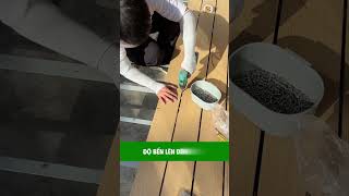 Sân vườn vẫn như mới khi dùng vật liệu này#gỗnhựa #gỗnhựangoàitrời #sanngoaitroi #goxaydung #vatlieu