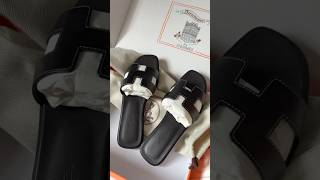 HERMES ORAN SANDALS UNBOXING 🤍 #hermes #hermeslovers #luxury #luxurylifestyle #oransandals