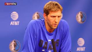 Dirk Nowitzki, Harrison Barnes and Rick Carlisle talk about national anthem protest.