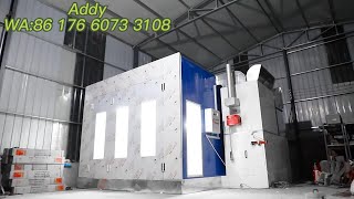 Car spray booth installation video #carpainting #spraybooth #paintbooth #bakingoven #spraypaint