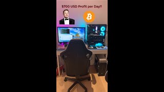 How I Am Making $700.00 USD A Day GPU Mining !?! What Is Going On? Mining Bitcoin BTC Home Elon Musk