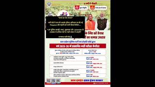 *UP पुलिस आरक्षी, PAC, घुड़सवार और Jaiwarder के 22000 से अधिक पदों पर भर्ती नवंबर में आएगी*#uppolice