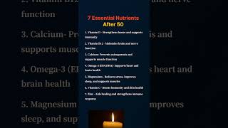 Over 50? Don’t Miss These 7 Nutrients!  #love #healthandwellnessforseniors #quotes
