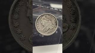 1836 Capped Bust Dime, a significant coin in U.S. numismatic history. 