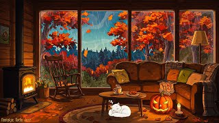 🌧️ cozy 1940s ambience for sleep & relaxation | oldies playing in another room | rainy vintage jazz