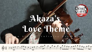 🎻 Akaza's Love Theme | "Demon Slayer: Infinity Castle" (Violin Cover with Sheet Music)