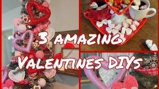 Creative Valentines decor using Dollar Tree and thrifted items!!!